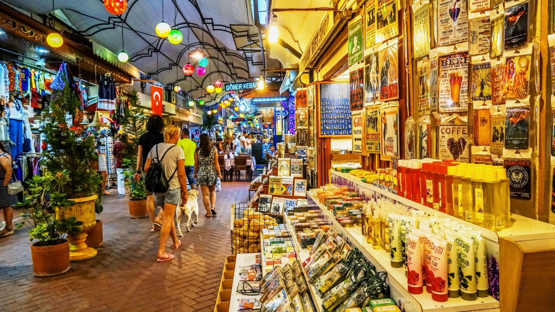 Paspatur Old Town cobblestone streets, Fethiye