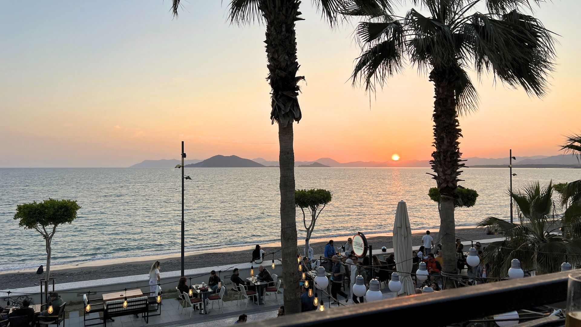 Sunset over Çalış Beach, Fethiye